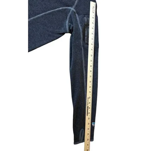 Kuhl Alfpaca Fleece Full Zip Up Jacket Sweater size L Gray - Picture 6 of 10